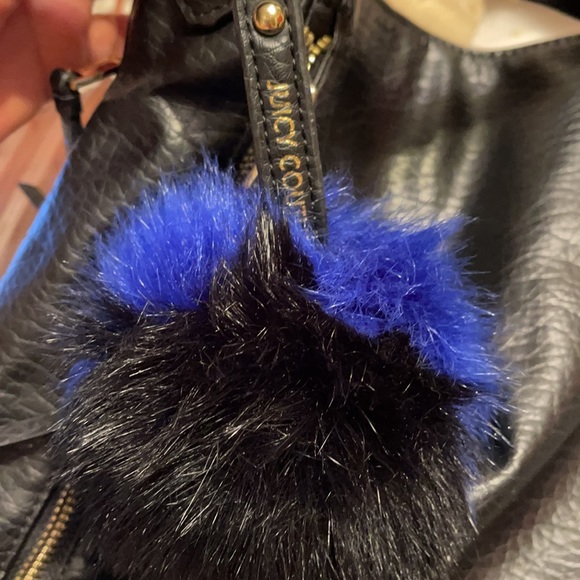 JUICY COUTURE BLACK LEATHER BAG - Picture 10 of 10